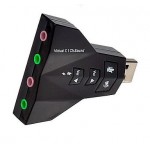 USB Sound card 7.1 with Microphone 2x Double Output